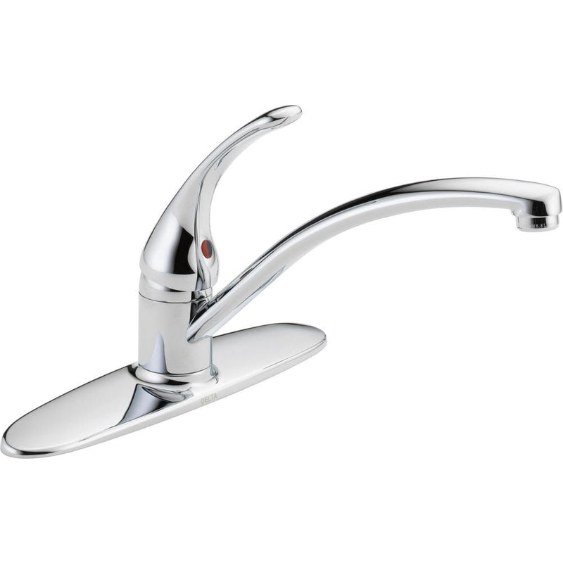 Faucet Principals Single Handle Kitchen Faucet, Chrome C9J7