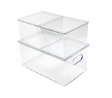 Clear Storage Bin Set, 3-pc M6Z4 - product image 1