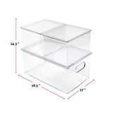 Clear Storage Bin Set, 3-pc M6Z4 - product image 6