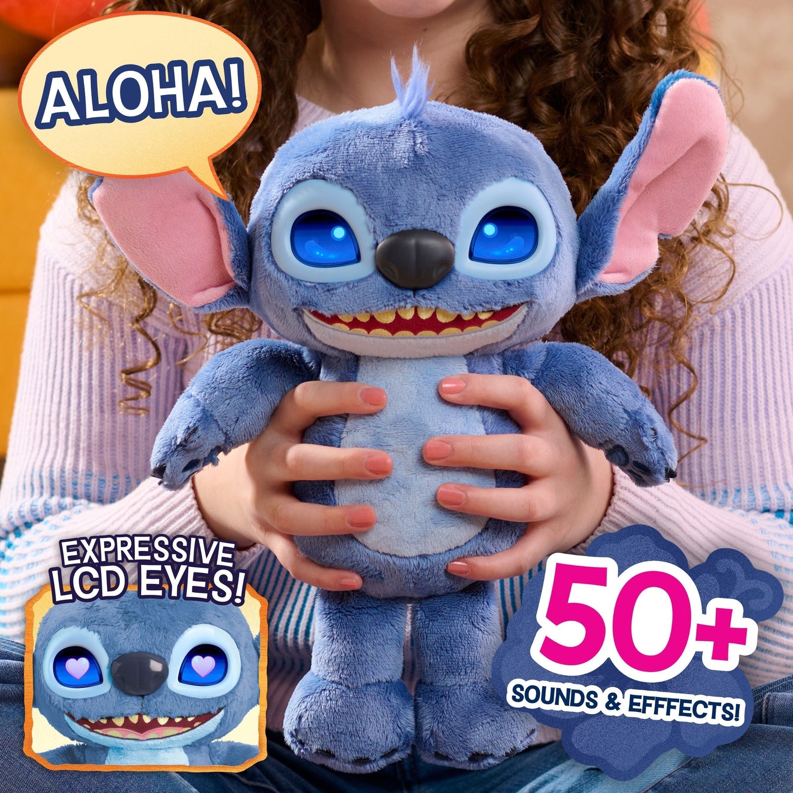 Lilo and Stitch Feature Interactive Plush, 11-in B5Y3 - product image 5