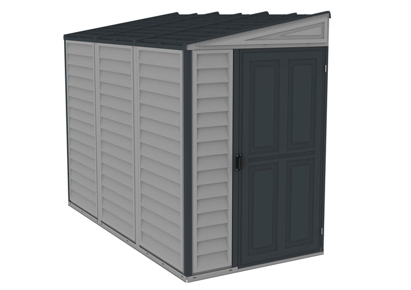 Sidemate Plus Compact/Narrow Outdoor Storage Shed, 4-ft x 8-ft I6A8