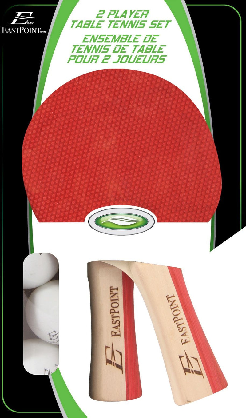 2-Player Table Tennis/Ping Pong Set with Paddles/Rackets & Balls, 5-pc R2G3
