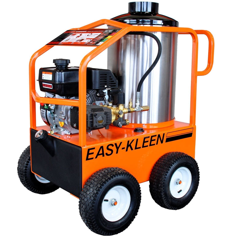 Commercial 2700 PSI 3 GPM 6.5 HP Engine Hot Water Wheeled Gas Pressure Washer F5C3