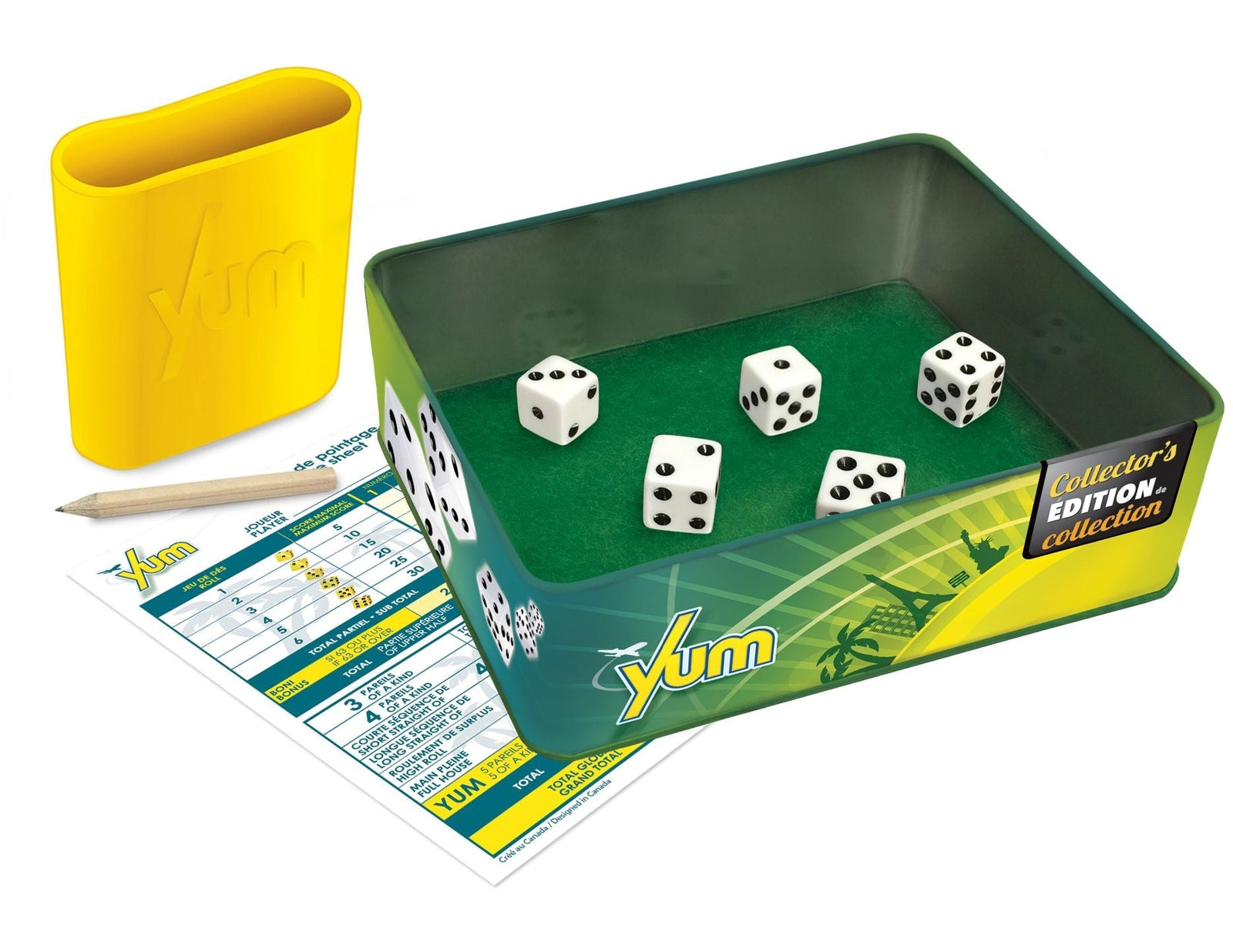 Gladius Yum Classic Collector's Edition Poker Dice Game Set, Ages 8+ H7U9 - product image 5
