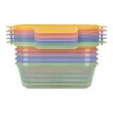 Snap & Nest Meal Prep Food Storage Container Set with Leakproof Lids, 10-pc T6J3 - product image 1