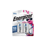 2-pk 9V / 9 Volt Lithium Batteries, EZ Turn Lock, PowerSeal V9K2 - product image 1
