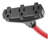 30A 25-ft Triple-Outlet Extension Cord, Red V2Z4 - product image 3