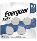 4-pk CR2032 3V / 3 Volt Lithium Coin Cell Batteries, Long Lasting P9U6 - product image 2