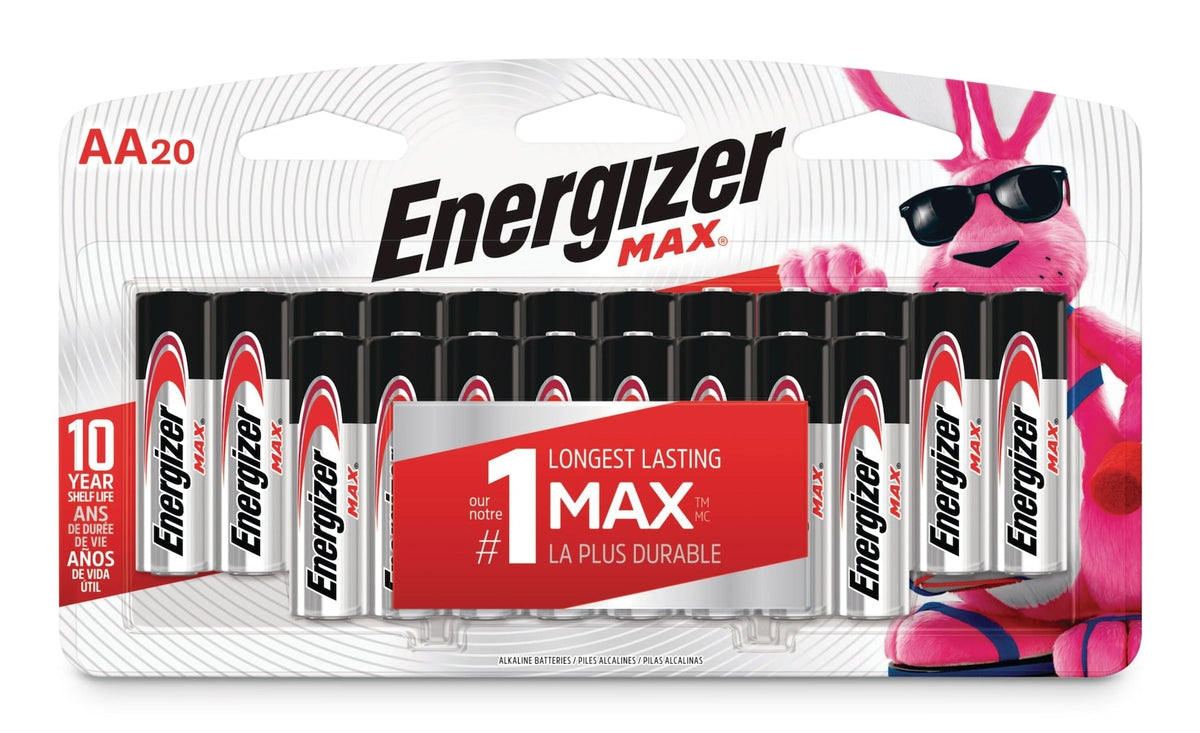 Max 20-pk AA Alkaline Batteries, Long Lasting, All Purpose V7Q5 - product image 2