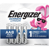 Ultimate AA Lithium Batteries, Long Lasting, All Purpose, 8-pk U7Q4 - product image 1