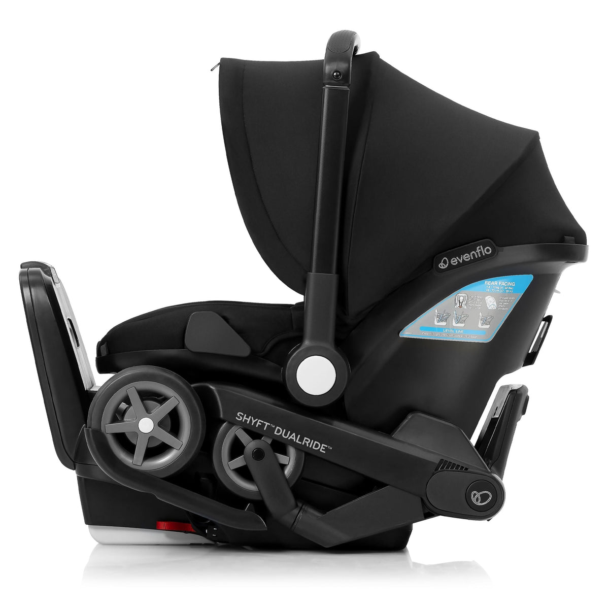 Shyft DualRide Infant Car Seat and Stroller, Black R4C8 - product image 1