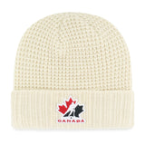 Fan Favourite Team Canada Mass Clara Cuff Knit Toque, Cream, Women T4M7 - product image 1