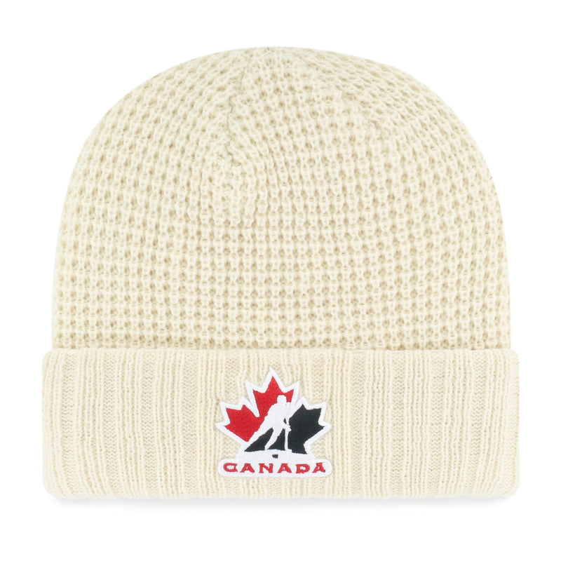 Fan Favourite Team Canada Mass Clara Cuff Knit Toque, Cream, Women T4M7