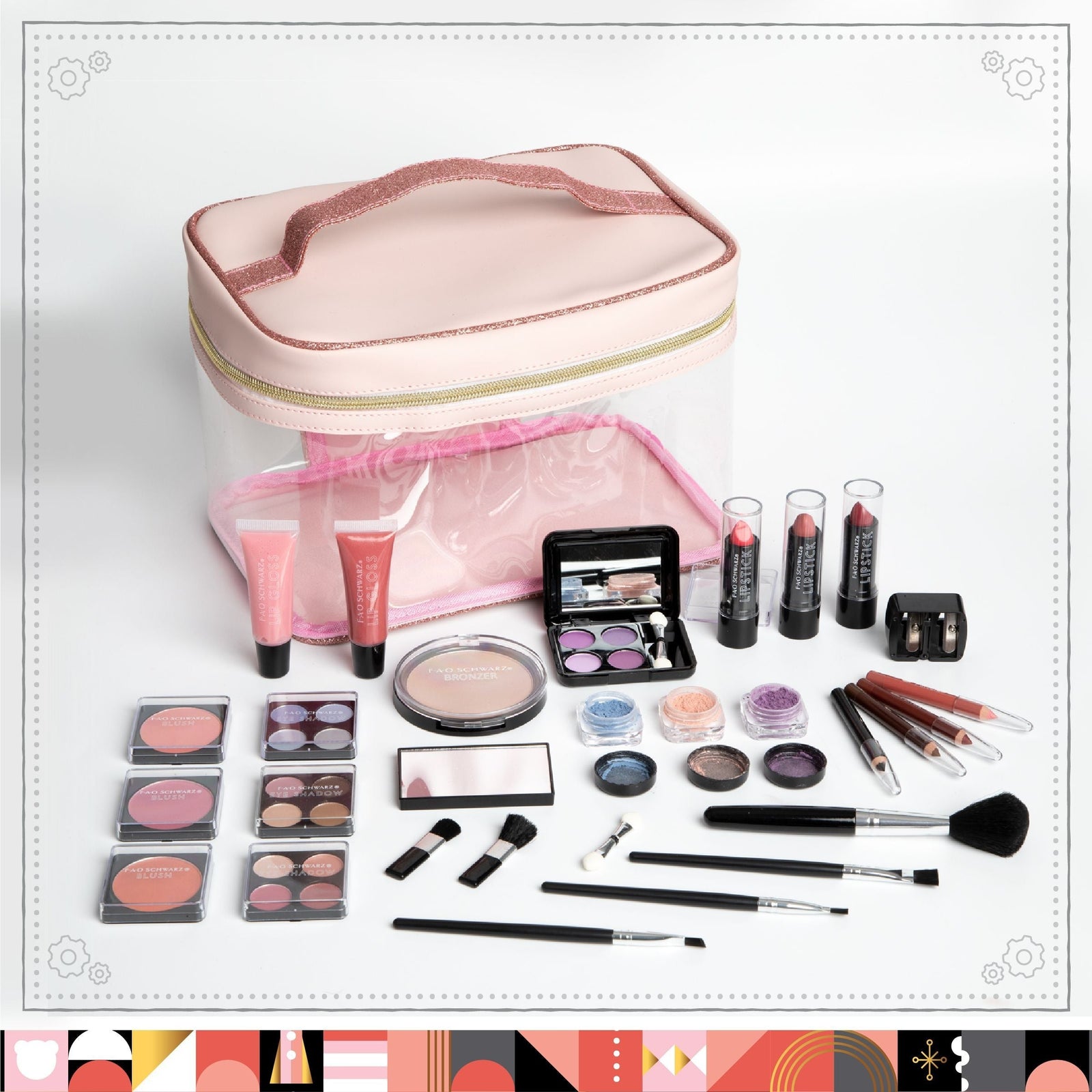 Girls Ultimate Makeup Artist Set, 30 Piece, Pastel Pink V9J0 - product image 3