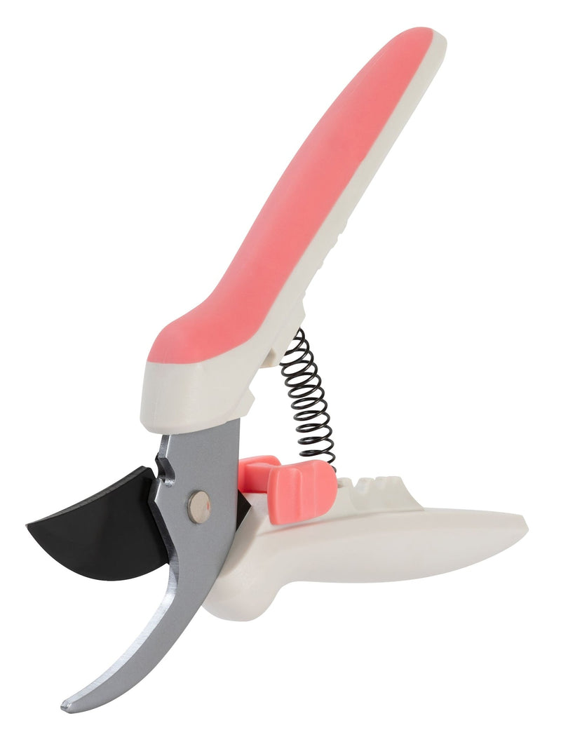 Soft Grip Bypass Floral Pruning Shears with Stem Stripper and Wire Cutter Y8W6