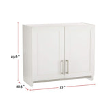 2-Door Wall Laundry Cabinet, White R4Q7 - product image 6