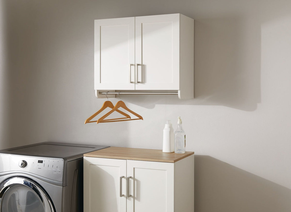 2-Door Wall Laundry Cabinet, White R4Q7 - product image 7