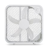 Plastic 5-Blade Portable Box/Floor Fan, 2-Speed, White, 20-in F6E5 - product image 2
