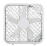 Plastic 5-Blade Portable Box/Floor Fan, 2-Speed, White, 20-in F6E5 - product image 4