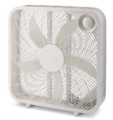 Plastic 5-Blade Portable Box/Floor Fan, 2-Speed, White, 20-in F6E5 - product image 6