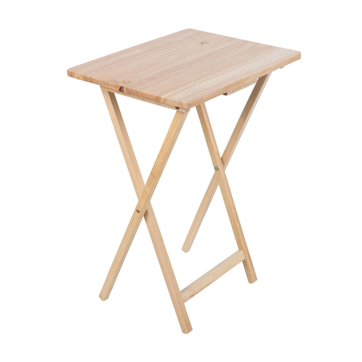 Solid Wood TV Tray, Foldable, Natural Wood Finish TV Tray G5Y3 - product image 1