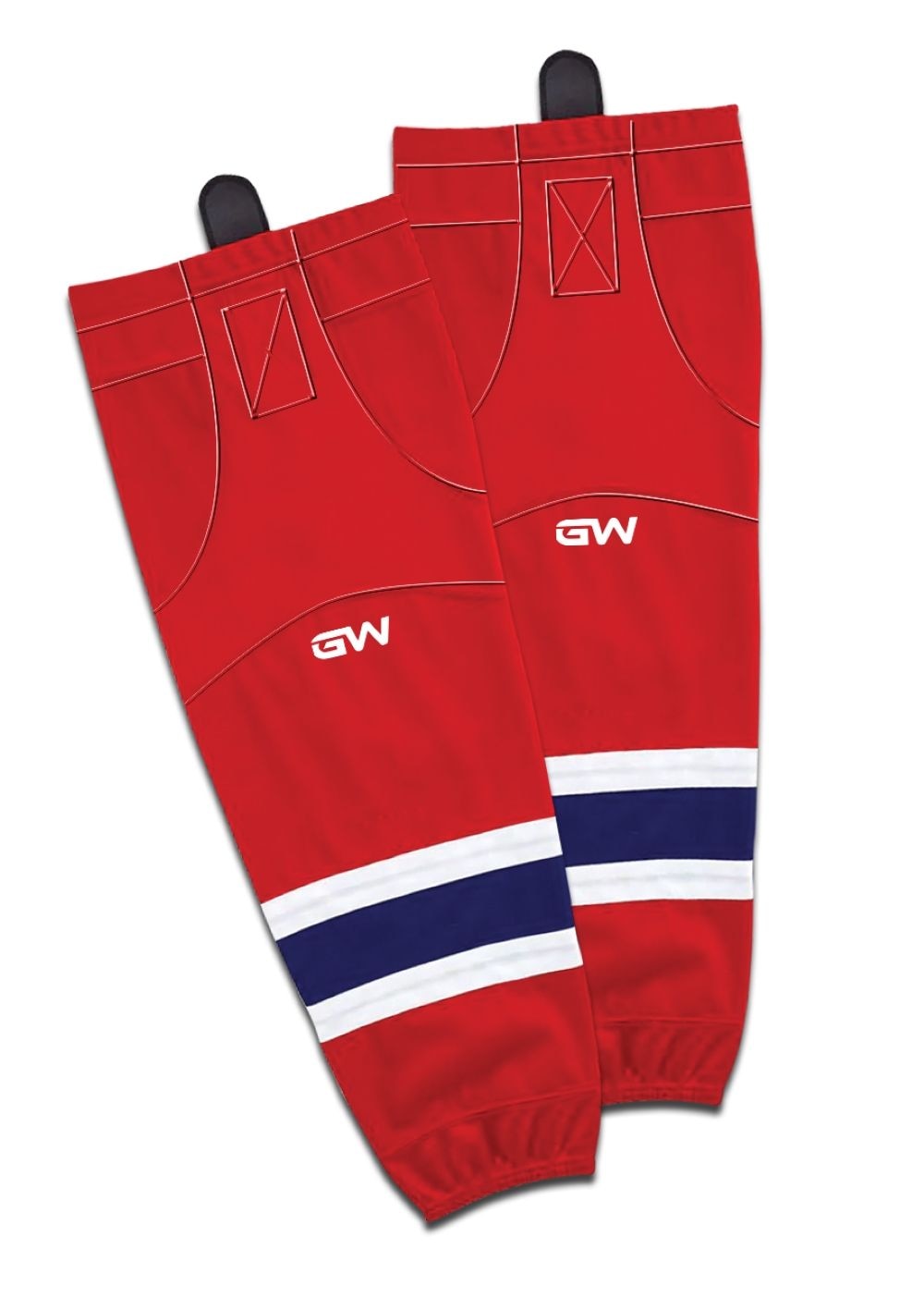 8500 Pro Team Performance Hockey Socks, Montreal Canadiens Home Colours, Assorted Sizes O6Y4 - product image 1