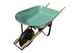 Garden Club 1-Wheel Steel Wheelbarrow for Garden/Yard, Rust-resistant, 5-cu-ft D1Z5 - product image 1