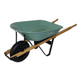 Garden Club 1-Wheel Steel Wheelbarrow for Garden/Yard, Rust-resistant, 5-cu-ft D1Z5 - product image 2