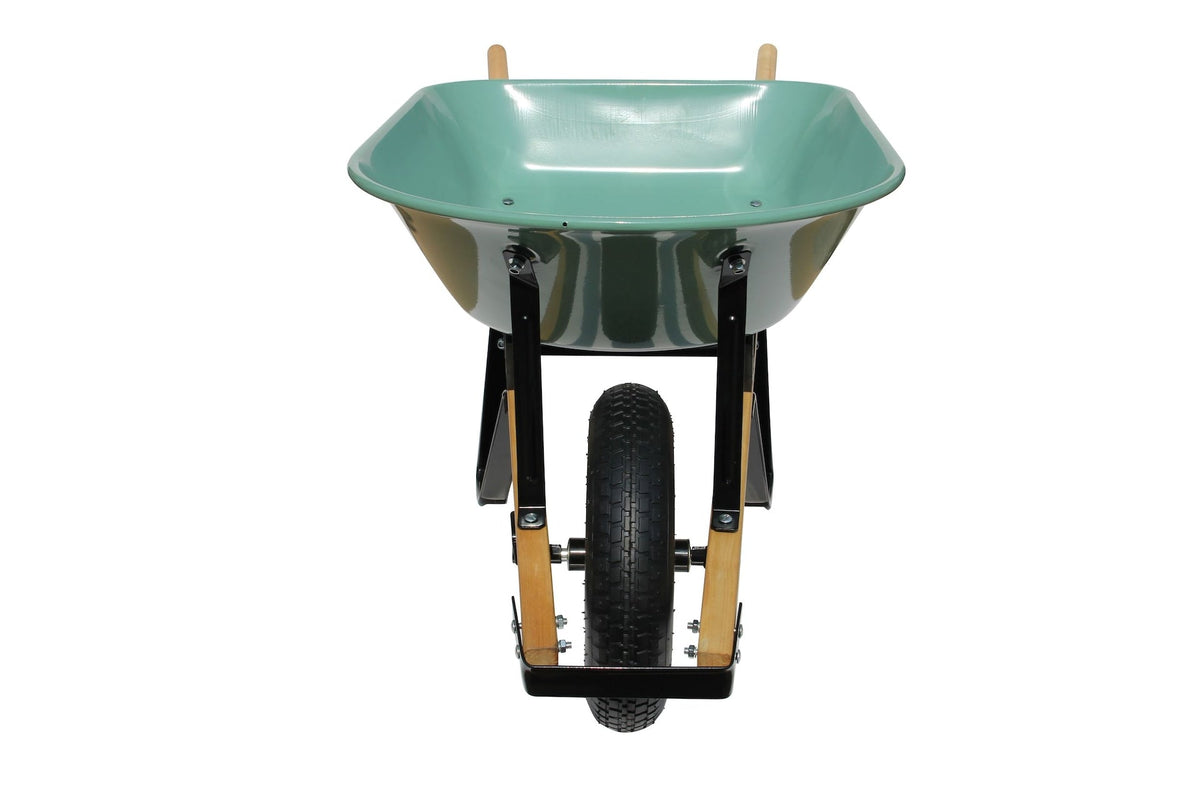 Garden Club 1-Wheel Steel Wheelbarrow for Garden/Yard, Rust-resistant, 5-cu-ft D1Z5 - product image 3