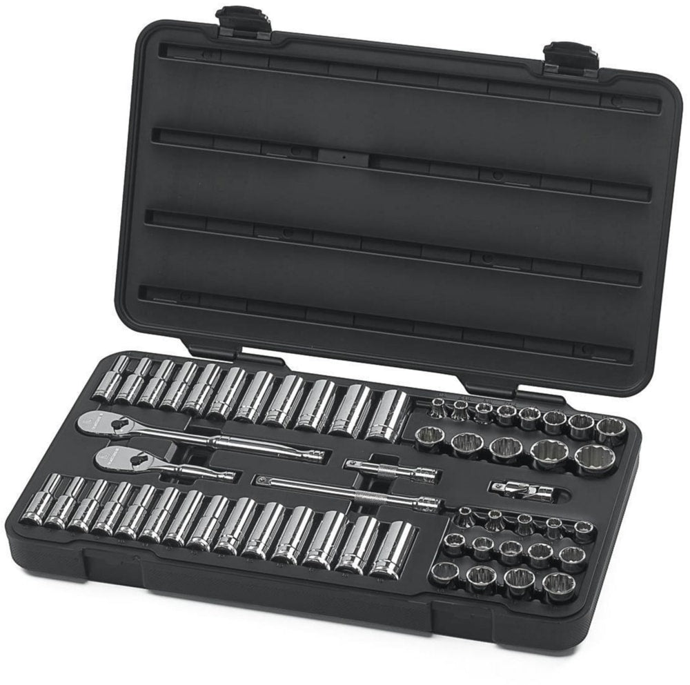 3/8-in Drive Tool Socket Set 57-pc, Chrome Plating G1C6 - product image 2