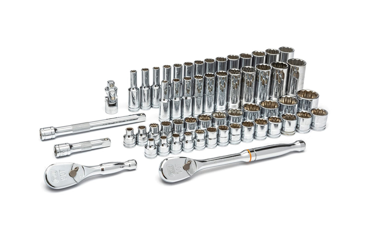 3/8-in Drive Tool Socket Set 57-pc, Chrome Plating G1C6 - product image 3