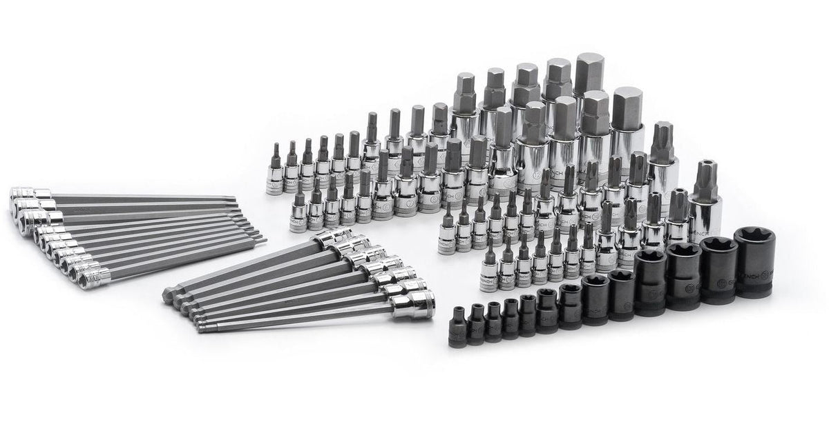Bit Socket Set, 84-pc, SAE/Metric H0F0 - product image 1
