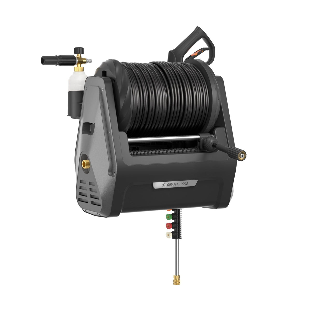 Tools Grandfalls G30 Wall Mounted 2100 PSI 2.2 GPM Brushless Retractable Electric Pressure Washer with 100-ft Hard Hose H7E5 - product image 3