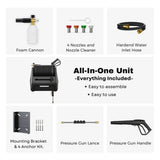 Tools Grandfalls G30 Wall Mounted 2100 PSI 2.2 GPM Brushless Retractable Electric Pressure Washer with 100-ft Hard Hose H7E5 - product image 8