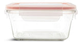 Square Glass Leakproof Food Storage Container with Lid, 900-mL S1E9 - product image 1