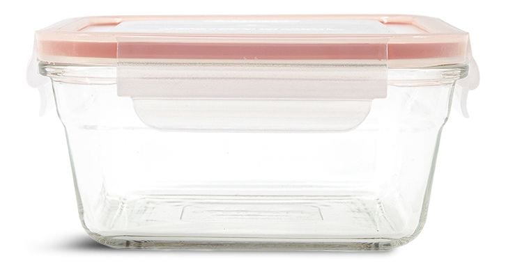 Square Glass Leakproof Food Storage Container with Lid, 900-mL S1E9 - product image 1