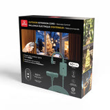 Electric 50-ft 14/3 Outdoor Power Cord with Wireless Remote & 3 Grounded Outlets, Green Q8M9 - product image 3
