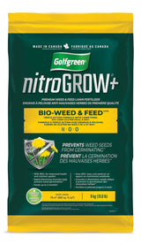 Nitrogrow+ Bio-Weed & Feed Lawn Fertilizer, 11-00-00, 9-kg I2J6 - product image 1