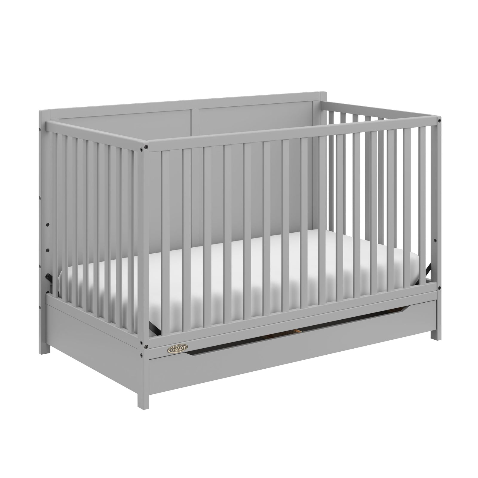 Melrose 5-In-1 Convertible Crib, Grey U0H8 - product image 1