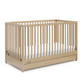 Teddi 4-in-1 Convertible Crib with Drawer, Driftwood H4D4 - product image 1