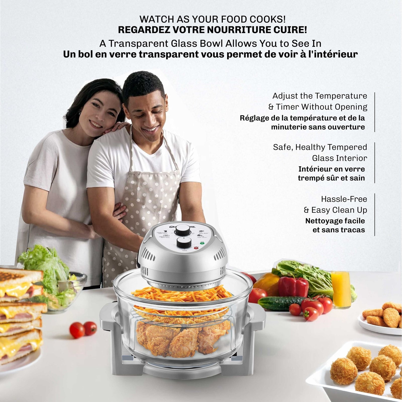 Glass Air Fryer, Silver Z5F0 - product image 8