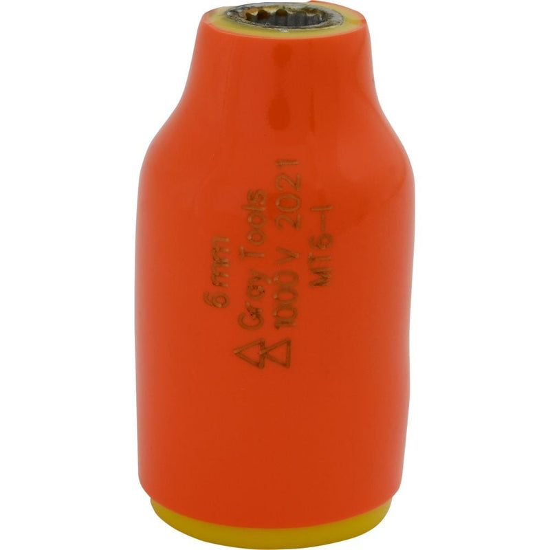 Tools 3/8-in Drive Standard Length Socket, Assorted Sizes, 12 Point, 1000V Insulated P7Y6