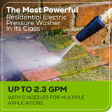 2700PSI 1.2GPM Electric Pressure Washer W7X6 - product image 4