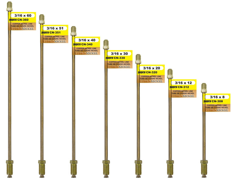 CN308 Copper Nickel Brake Line, Standard, 8 x 3/16-in Please make sure this part fits your need E1E8
