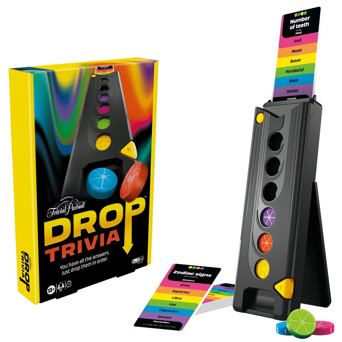 Games Drop Trivia Electronic Party Game with Voice & Sounds, Ages 13+ E7S2 - product image 1