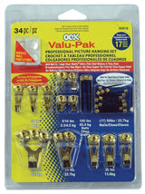 Pro Picture Hanger Kit, Brass Plated, 34-pc U9V2 - product image 1