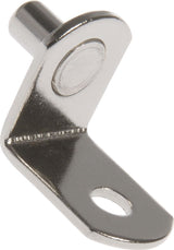 Shelf Support, For Book Shelves, 0.24-in, Nickel Q2X6 - product image 1