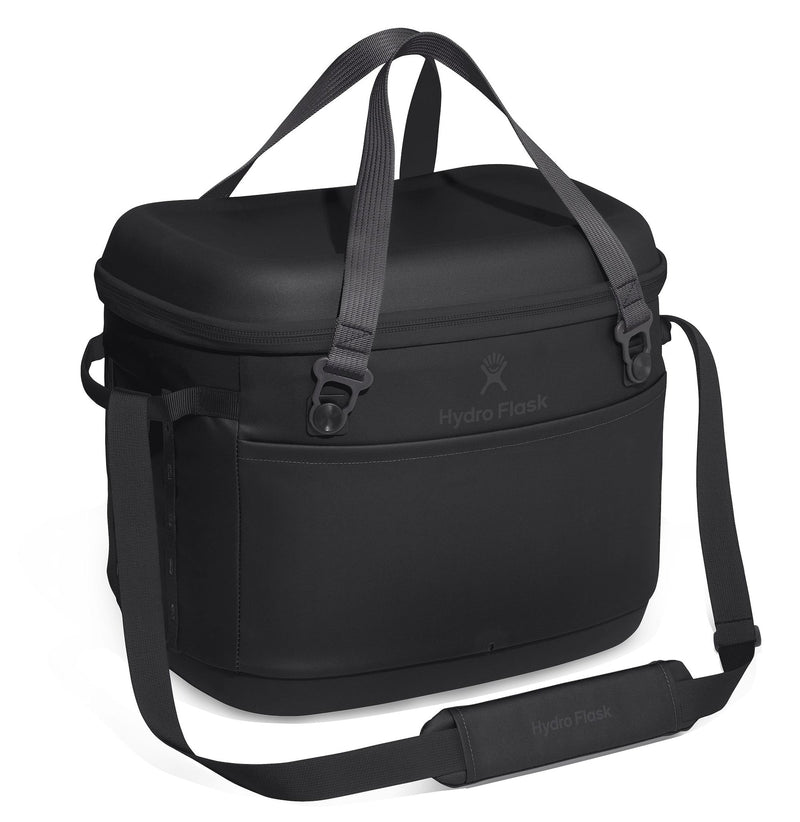 Carryout Compact Insulated Soft Cooler with Shoulder Strap, Black, 30 L J0B7