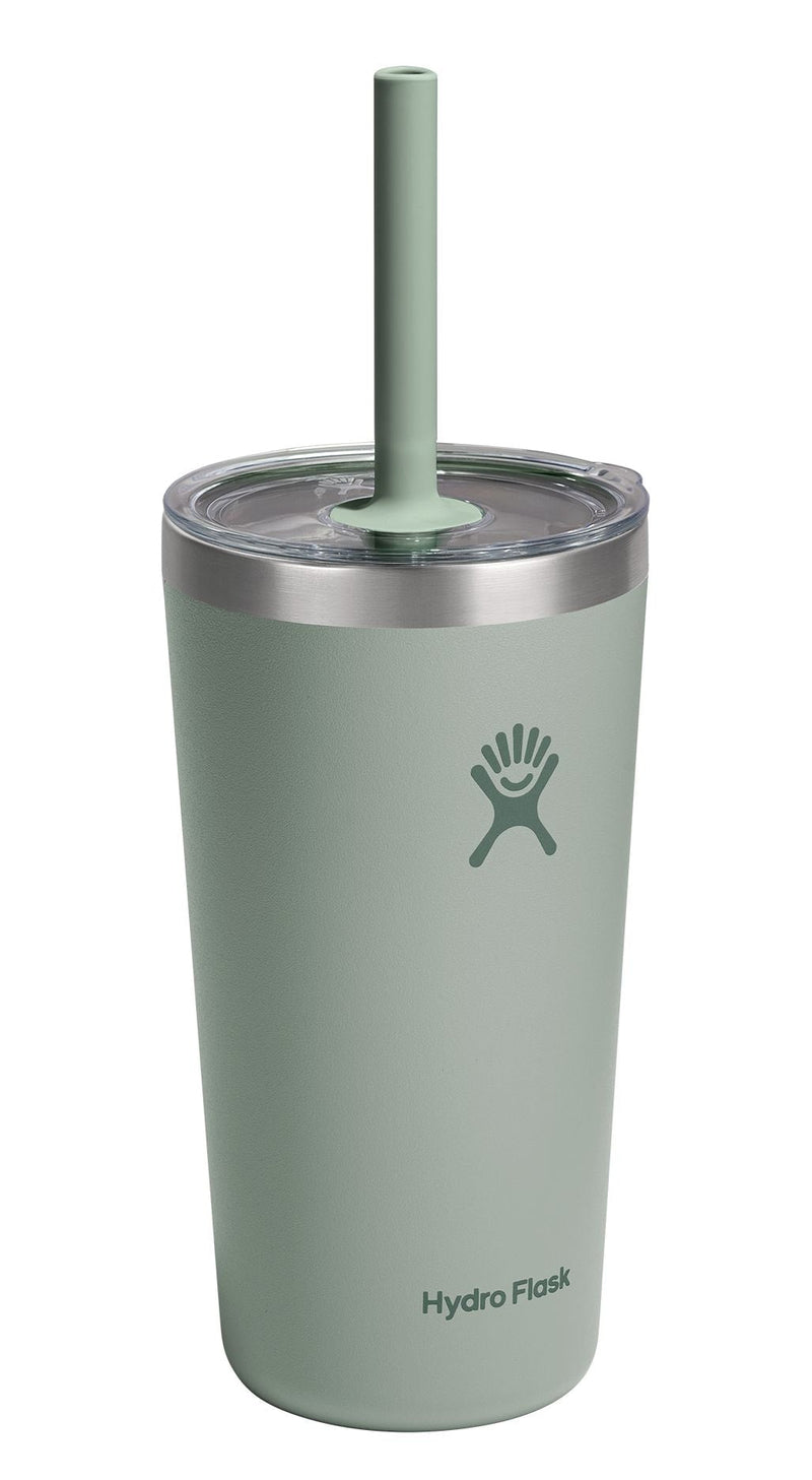 Stainless Steel Insulated All Around Tumbler with Clear Press-In Straw Lid, Agave, 20-oz R6A2