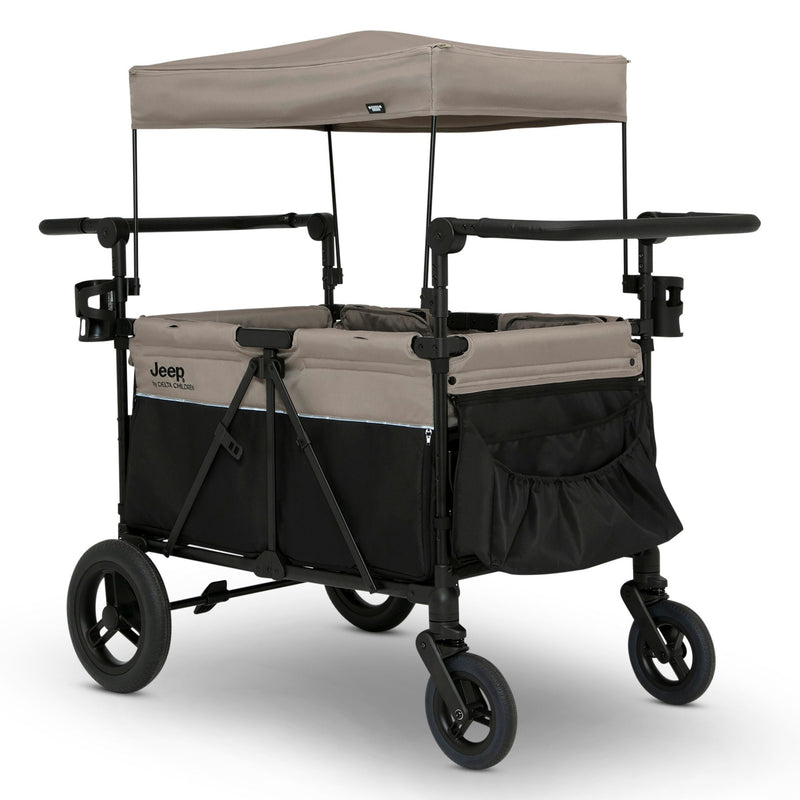 Gladiator Stroller Wagon by Delta Children, Black/Tan G9S0